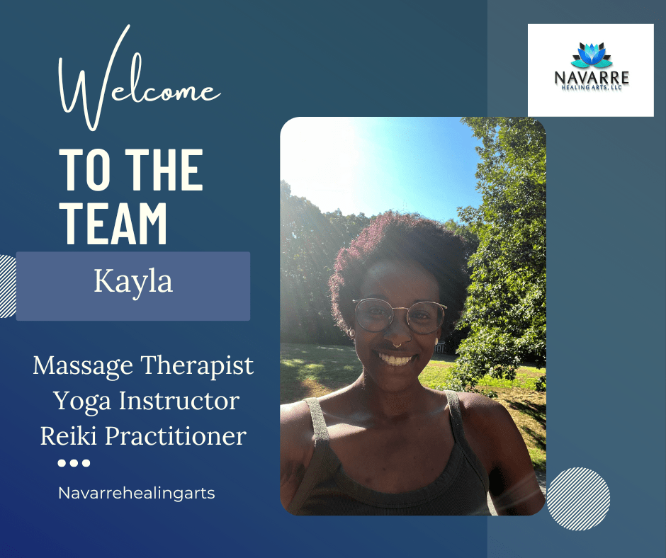 kayla, massage therapist, yoga instructor and Reiki practitioner